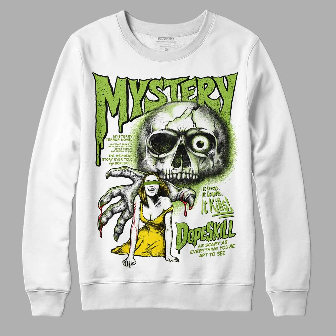 Dunk 'Chlorophyll' DopeSkill Sweatshirt Mystery Ghostly Grasp Graphic sold by DopeSkill