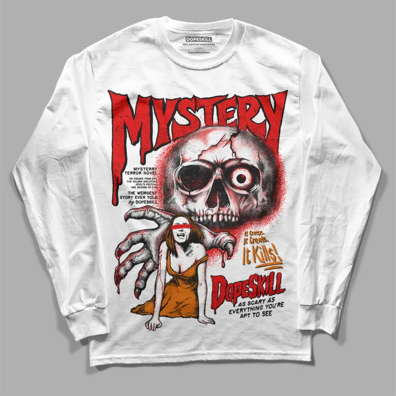 Red Cement 4S DopeSkill Long Sleeve T-Shirt Mystery Ghostly Grasp Graphic sold by DopeSkill