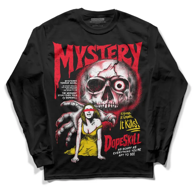 Red Thunder 4s DopeSkill Long Sleeve T-Shirt Mystery Ghostly Grasp Graphic sold by DopeSkill