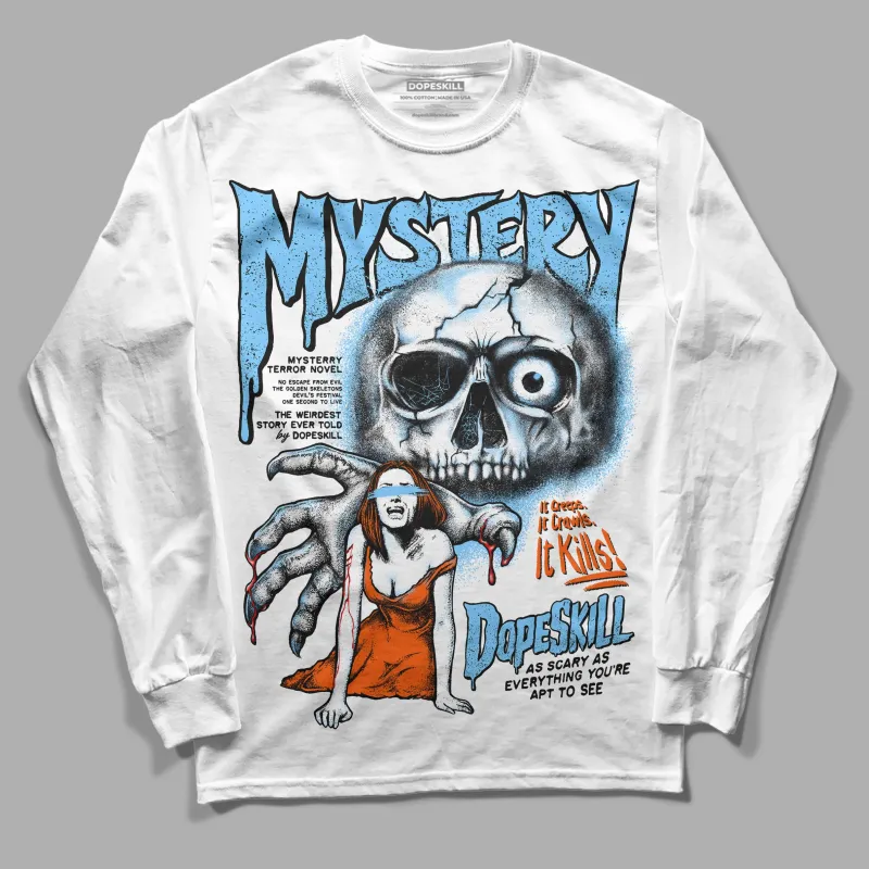 Dunk Low Futura University Blue DopeSkill Long Sleeve T-Shirt Mystery Ghostly Grasp Graphic sold by DopeSkill