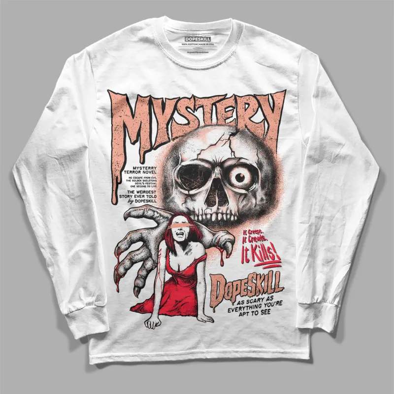 Crimson Bliss 5s DopeSkill Long Sleeve T-Shirt Mystery Ghostly Grasp Graphic sold by DopeSkill
