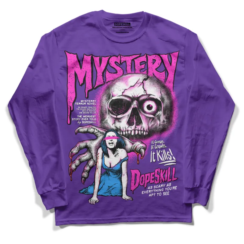 Court Purple 13s DopeSkill Purple Long Sleeve T-Shirt Mystery Ghostly Grasp Graphic sold by DopeSkill