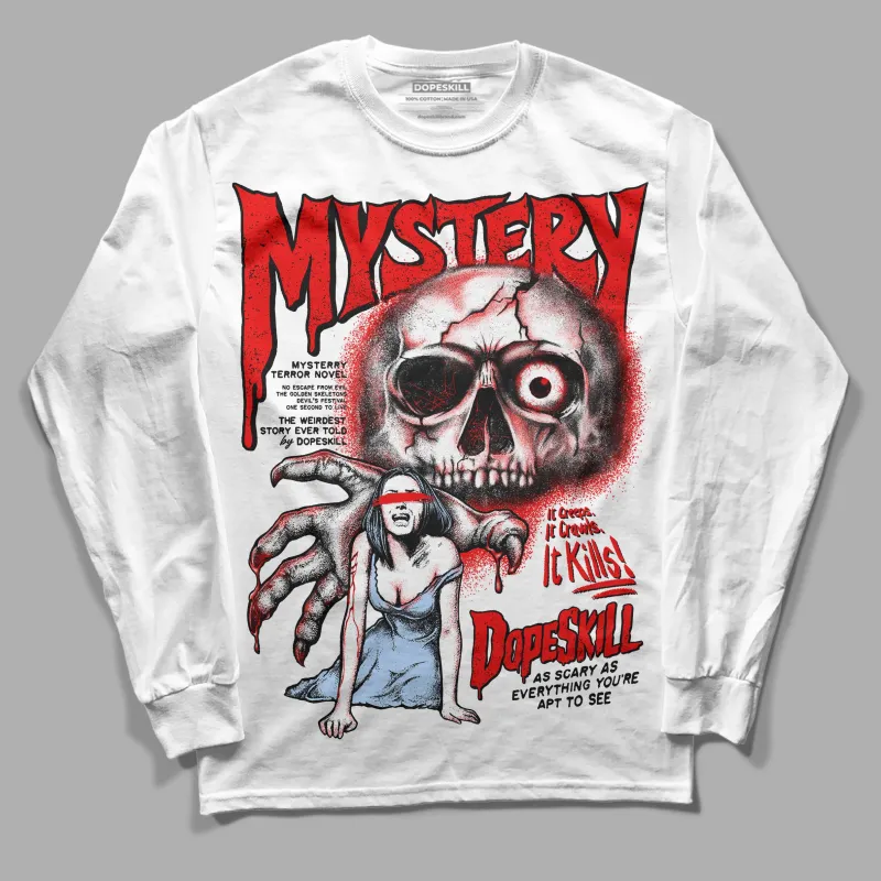 Cherry 11s DopeSkill Long Sleeve T-Shirt Mystery Ghostly Grasp Graphic made by DopeSkill