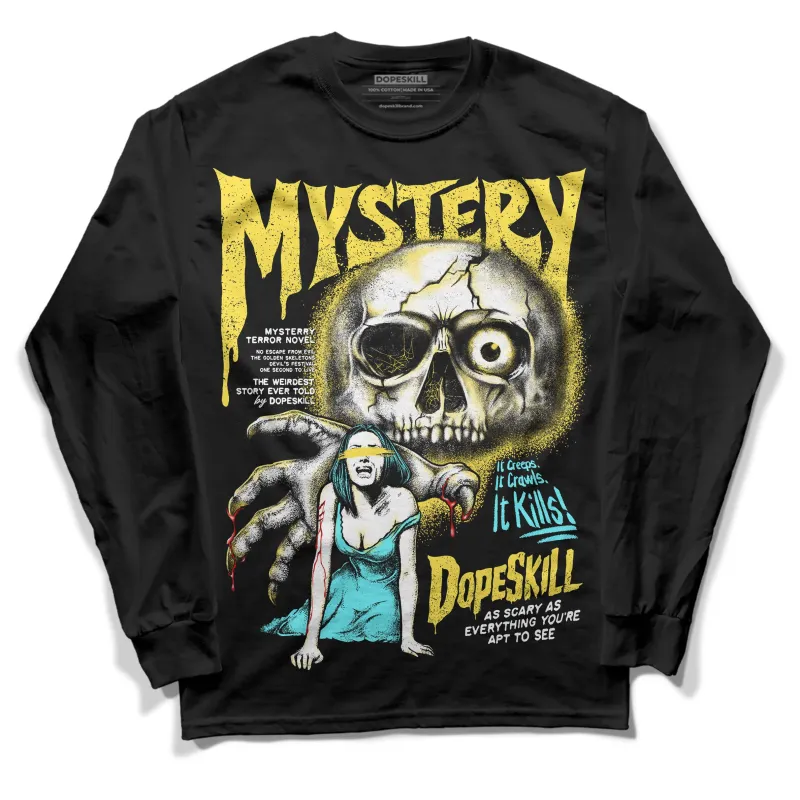 Aqua 5s DopeSkill Long Sleeve T-Shirt Mystery Ghostly Grasp Graphic sold by DopeSkill