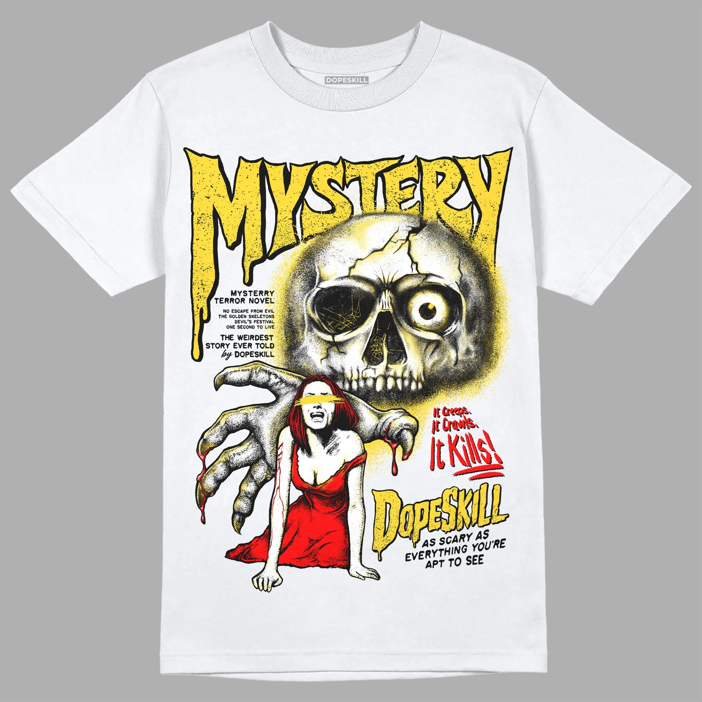 Black Tour Yellow AJ 4 Thunder DopeSkill Unisex T-Shirt Mystery Ghostly Grasp Graphic sold by DopeSkill product image thumbnail 2