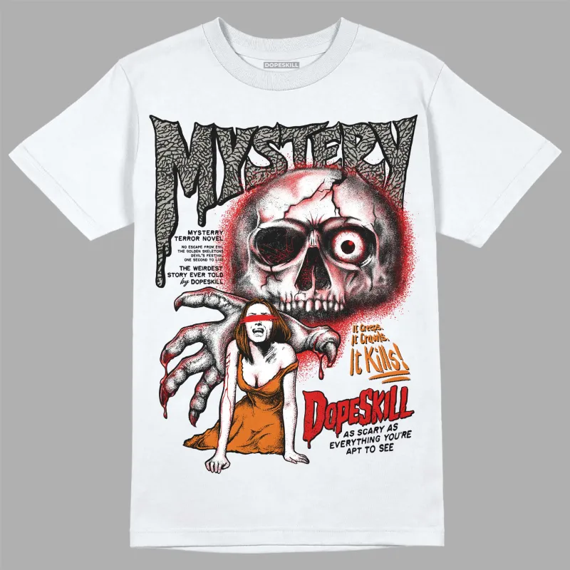 Fire Red 3s DopeSkill T-Shirt Mystery Ghostly Grasp Graphic sold by DopeSkill