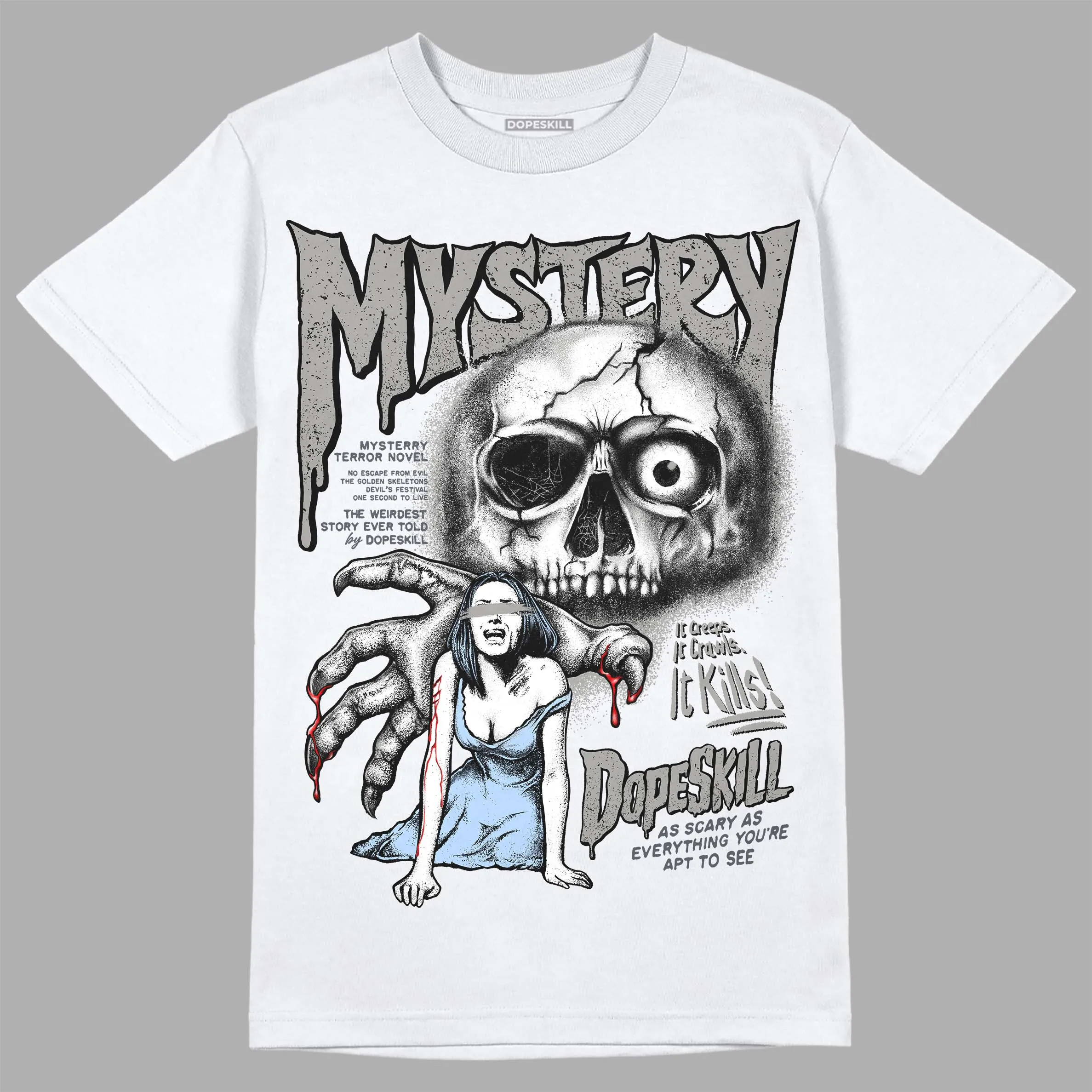 Cool Grey 6s DopeSkill T-Shirt Mystery Ghostly Grasp Graphic sold by DopeSkill