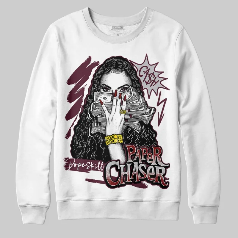 Burgundy 5s DopeSkill Sweatshirt NPC Graphic sold by DopeSkill