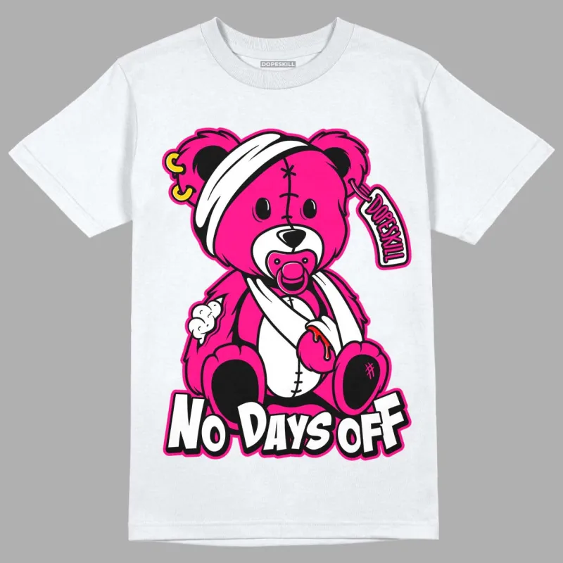 Fierce Pink 1s DopeSkill T-Shirt Hurt Bear Graphic sold by DopeSkill