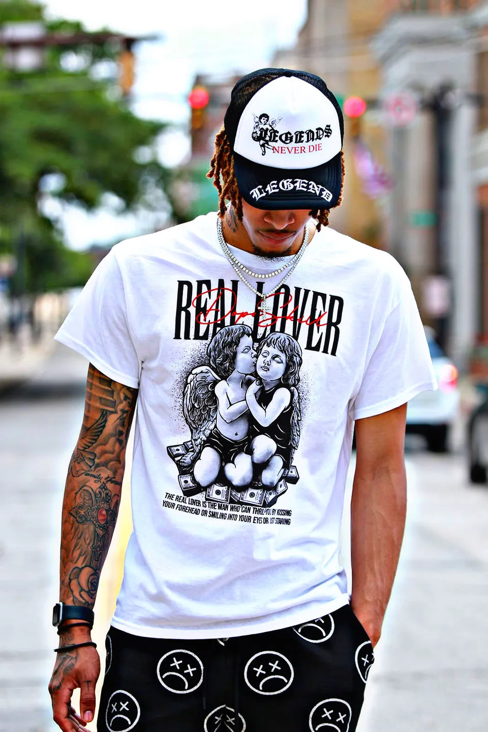 Fierce Pink 1s DopeSkill T-Shirt Real Lover Graphic sold by DopeSkill product image thumbnail 4