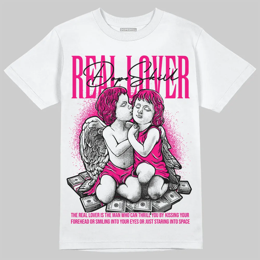 Fierce Pink 1s DopeSkill T-Shirt Real Lover Graphic sold by DopeSkill