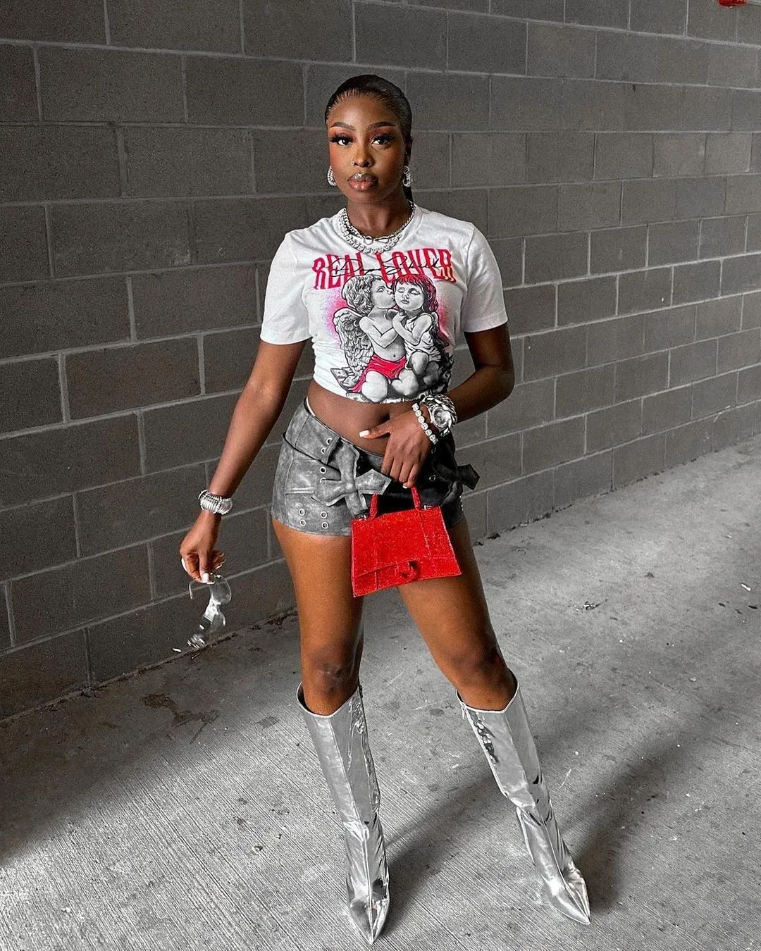 Fierce Pink 1s DopeSkill T-Shirt Real Lover Graphic sold by DopeSkill product image thumbnail 5