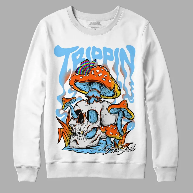 Dunk Low Futura University Blue DopeSkill Sweatshirt Trippin Graphic sold by DopeSkill