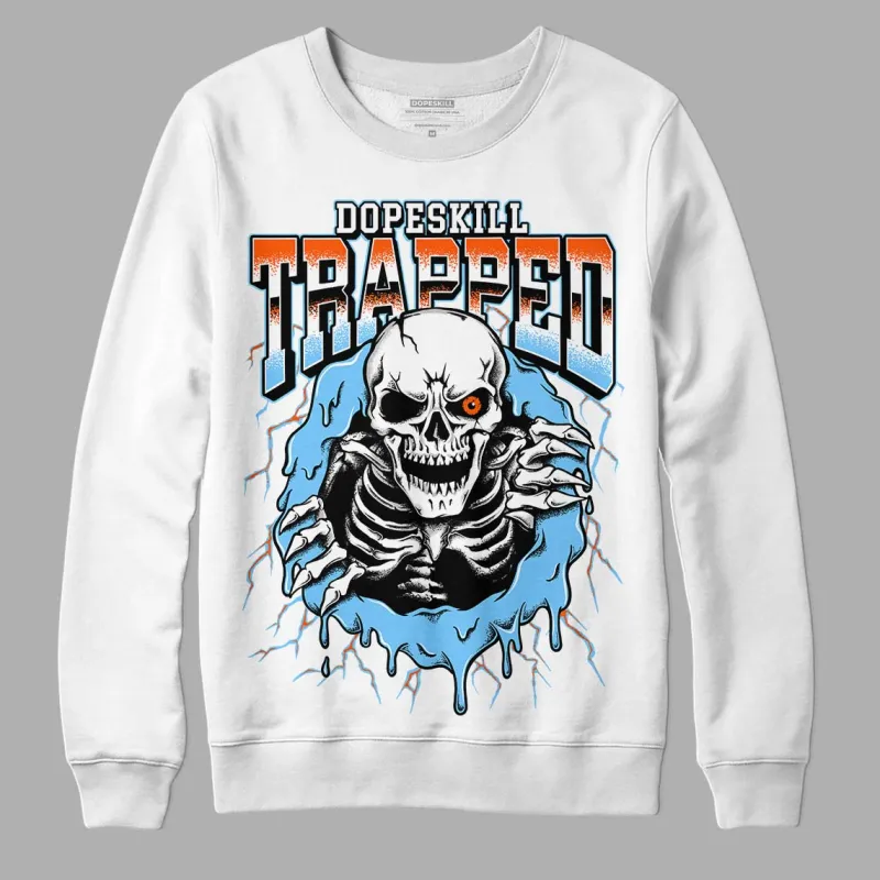 Dunk Low Futura University Blue DopeSkill Sweatshirt Trapped Halloween Graphic sold by DopeSkill