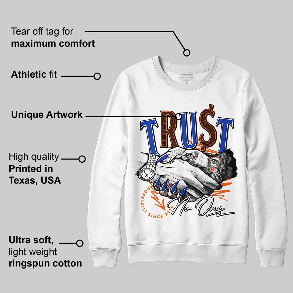 Dunk Low Futura Orange Blaze DopeSkill Sweatshirt Trust No One Graphic sold by DopeSkill product image thumbnail 3