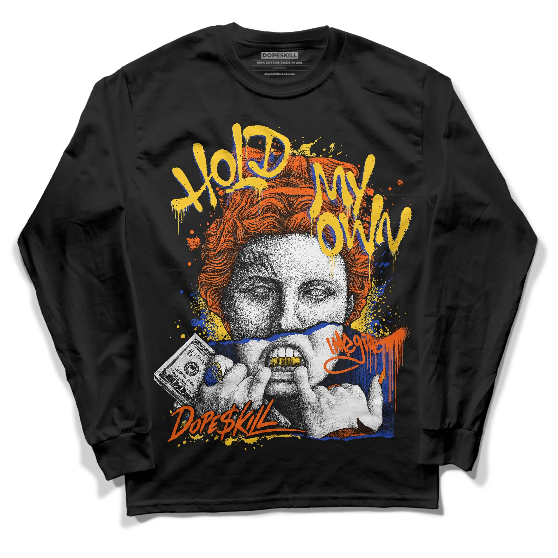 Dunk Low Futura Orange Blaze DopeSkill Long Sleeve T-Shirt Hold My Own Graphic sold by DopeSkill product image thumbnail 2