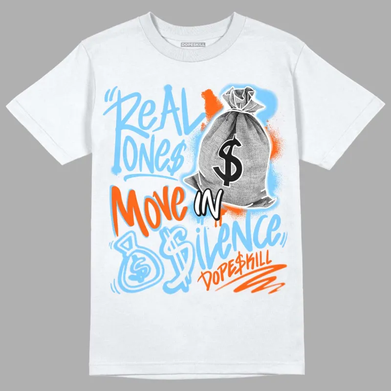 Dunk Low Futura University Blue DopeSkill T-Shirt Real Ones Move In Silence Graphic sold by DopeSkill