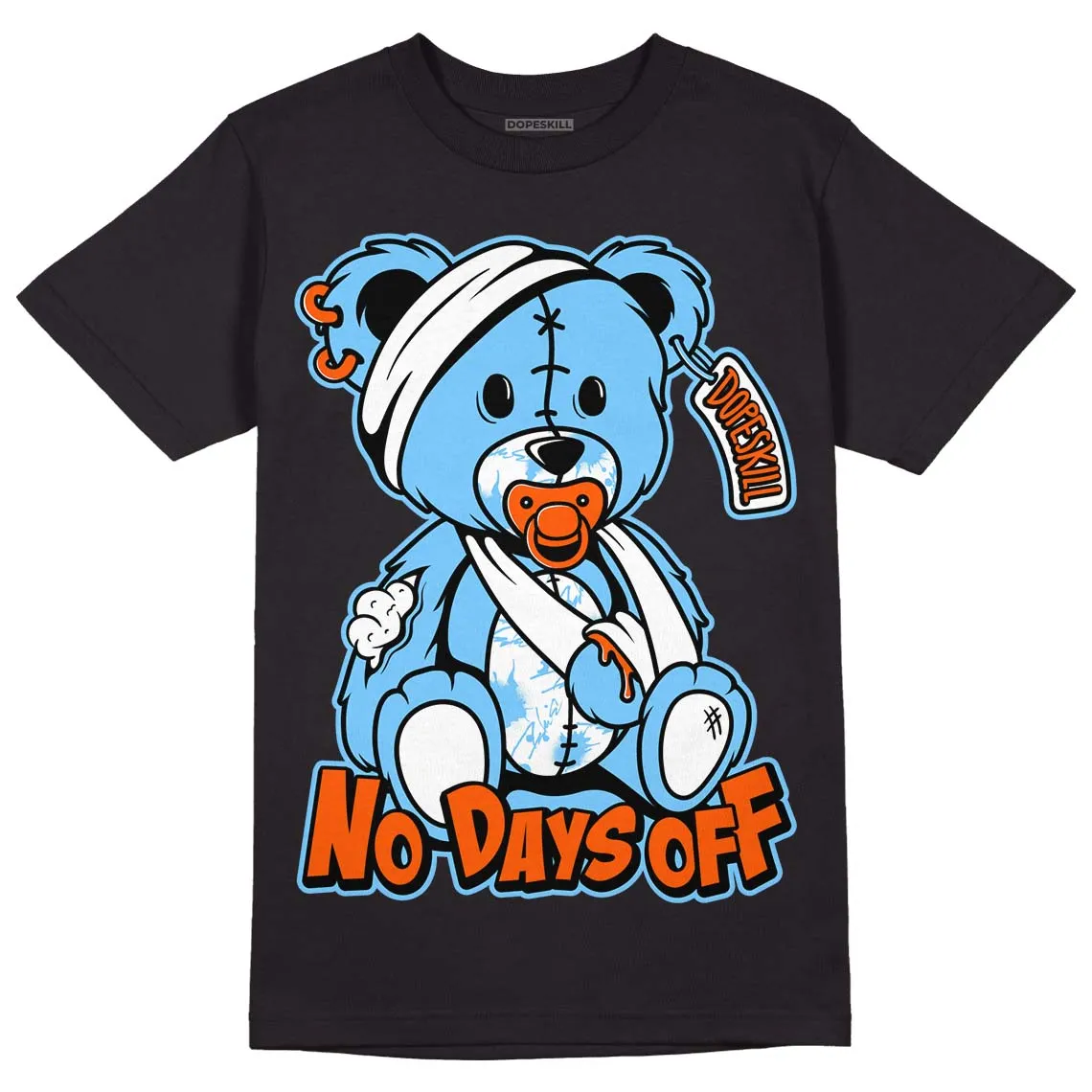 Dunk Low Futura University Blue DopeSkill T-Shirt Hurt Bear Graphic sold by DopeSkill product image thumbnail 2