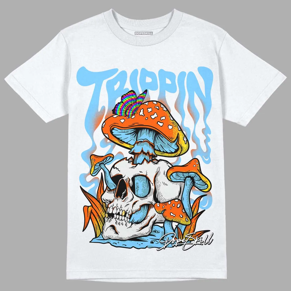 Dunk Low Futura University Blue DopeSkill T-Shirt Trippin Graphic sold by DopeSkill