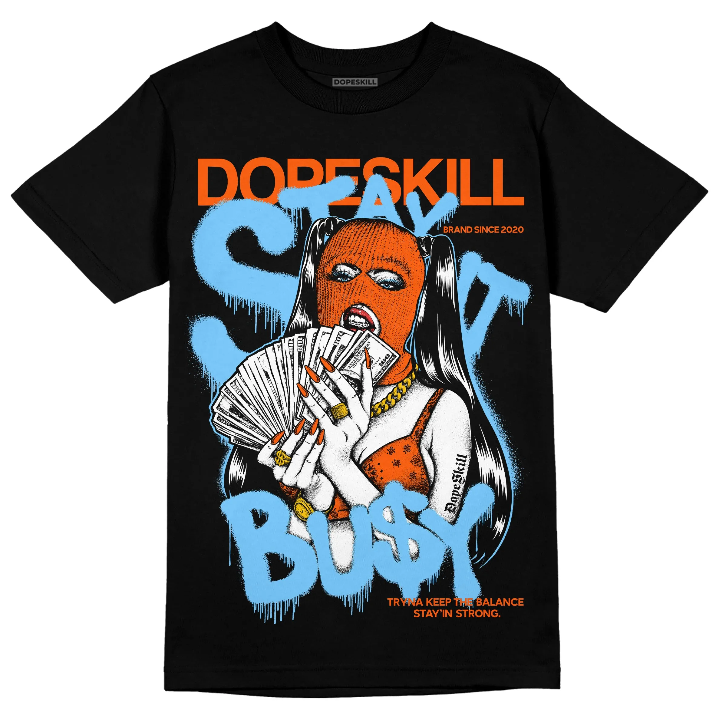 Dunk Low Futura University Blue DopeSkill T-Shirt Stay It Busy Graphic sold by DopeSkill product image thumbnail 2