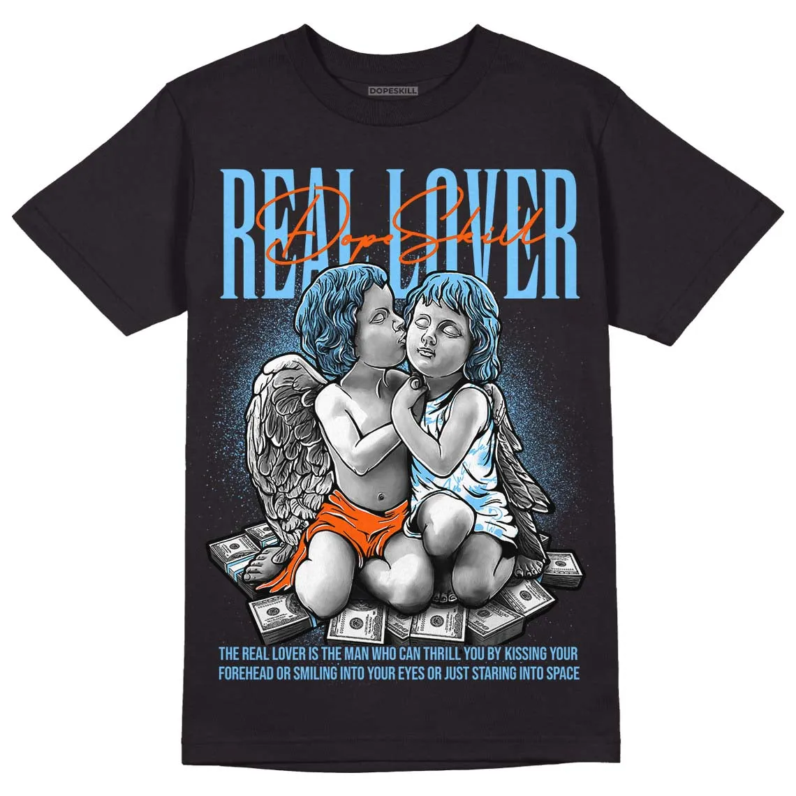 Dunk Low Futura University Blue DopeSkill T-Shirt Real Lover Graphic sold by DopeSkill product image thumbnail 2