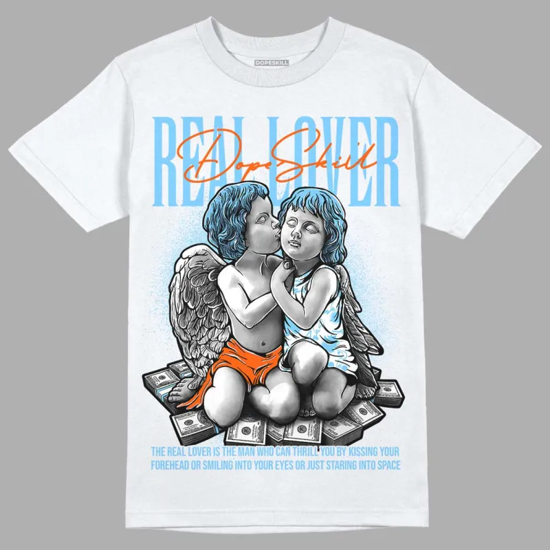 Dunk Low Futura University Blue DopeSkill T-Shirt Real Lover Graphic sold by DopeSkill