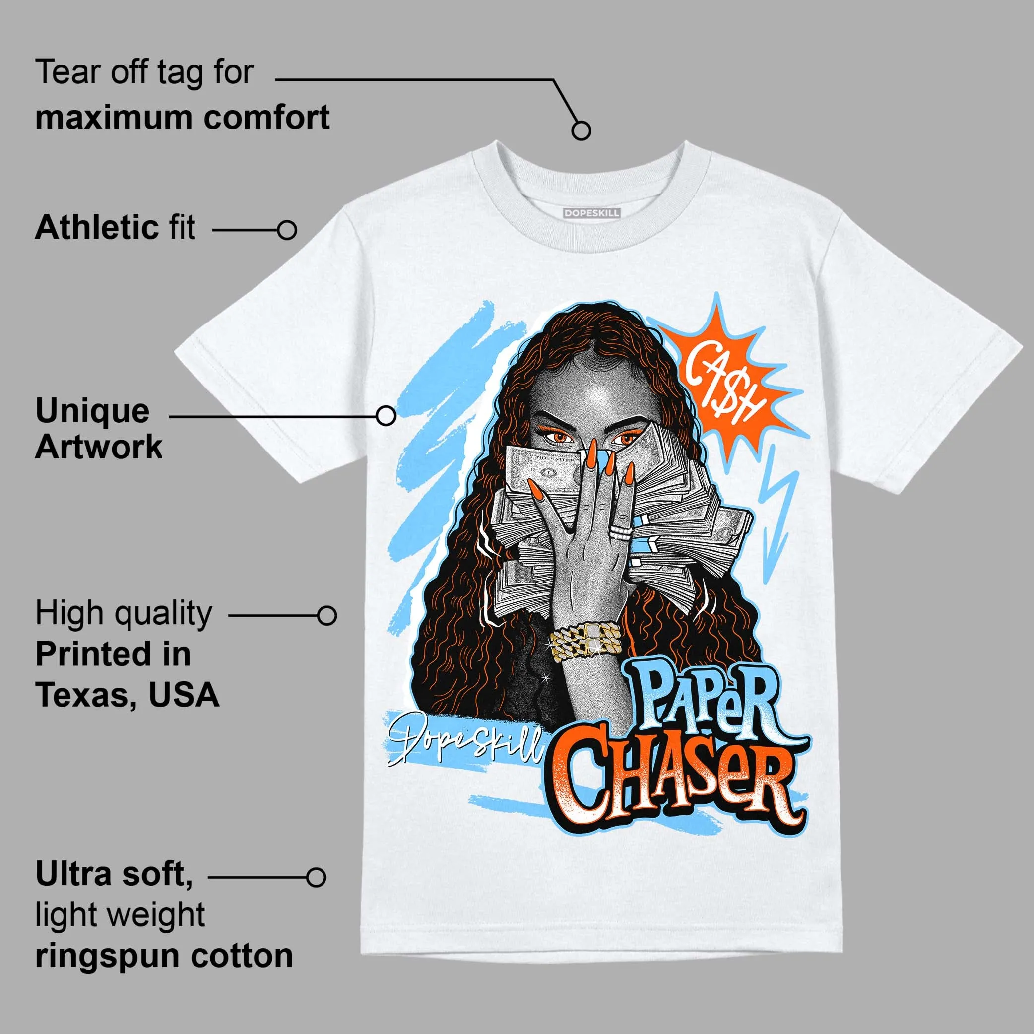 Dunk Low Futura University Blue DopeSkill T-Shirt NPC Graphic sold by DopeSkill product image thumbnail 3