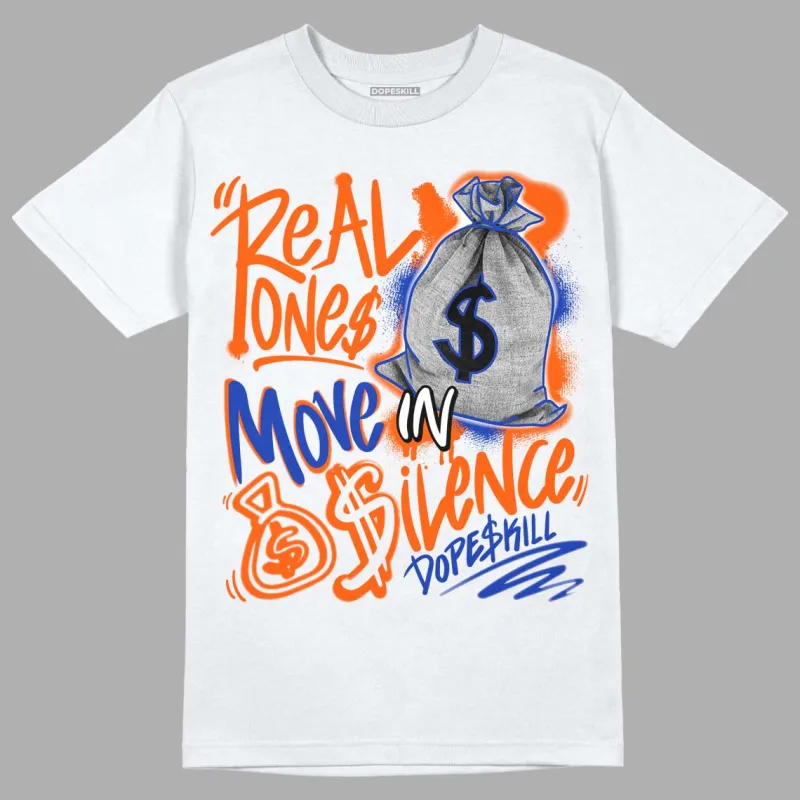 Dunk Low Futura Orange Blaze DopeSkill T-Shirt Real Ones Move In Silence Graphic sold by DopeSkill