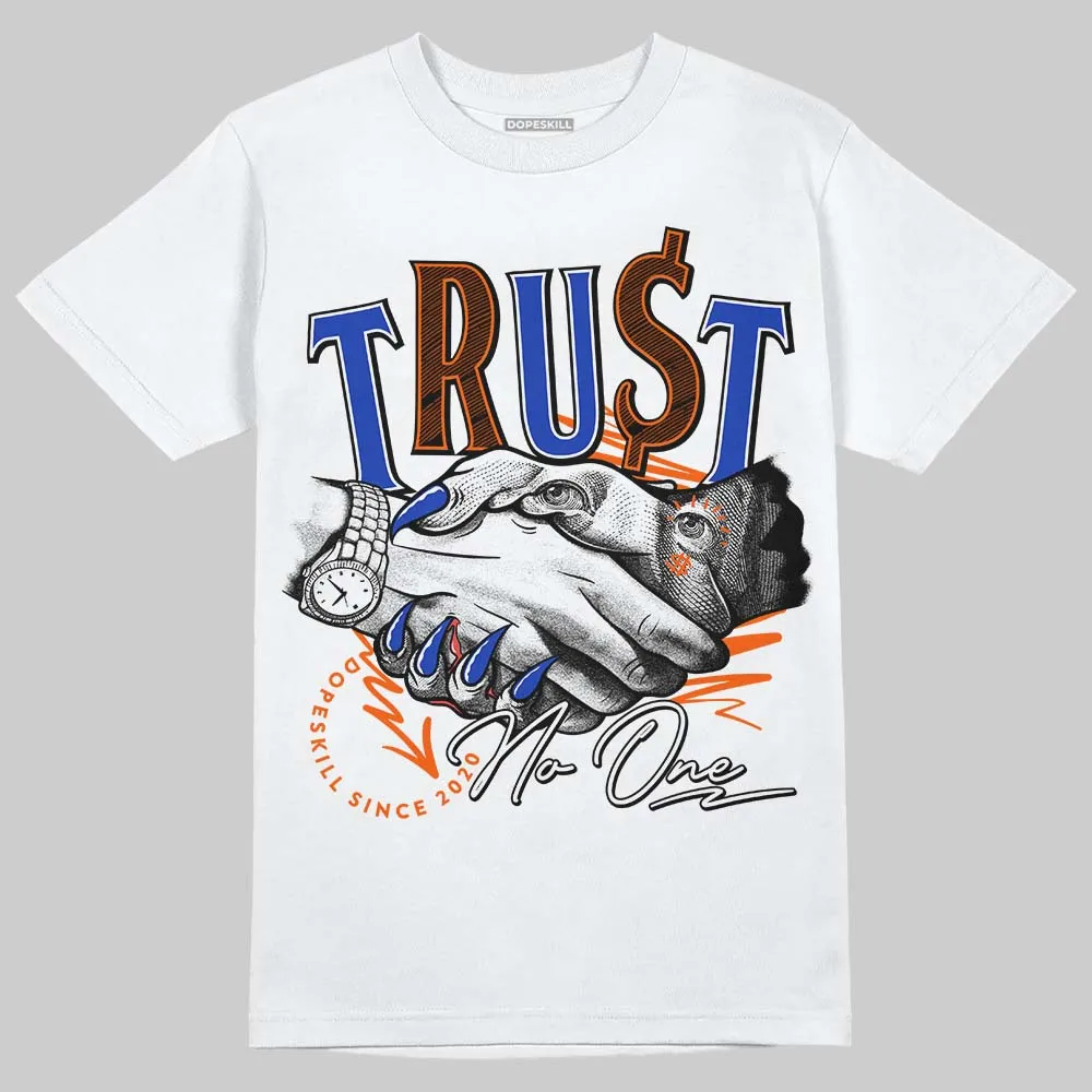 Dunk Low Futura Orange Blaze DopeSkill T-Shirt Trust No One Graphic sold by DopeSkill