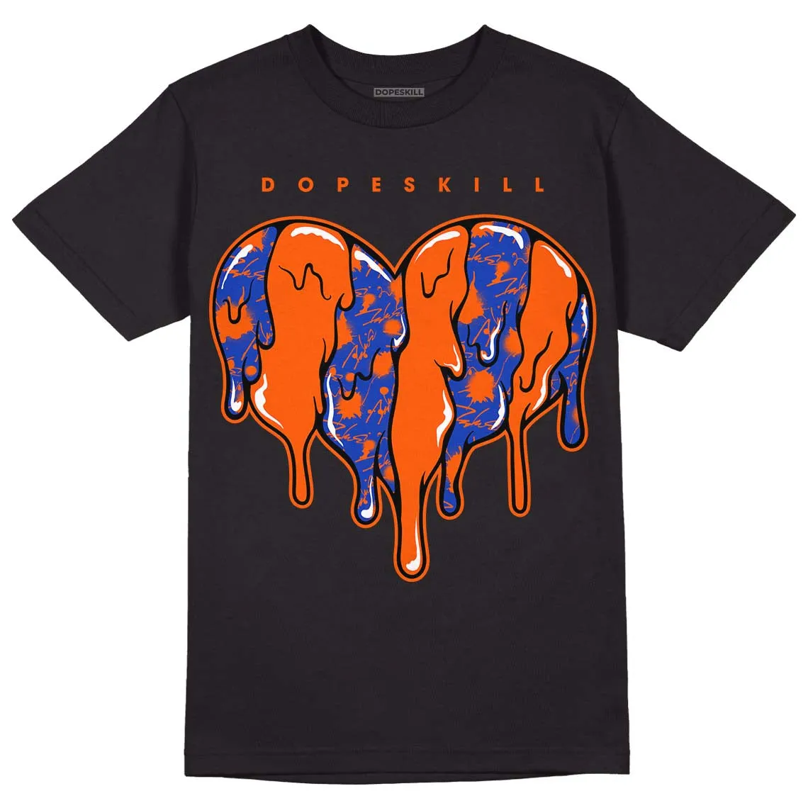 Dunk Low Futura Orange Blaze DopeSkill T-Shirt Slime Drip Heart Graphic sold by DopeSkill product image thumbnail 2