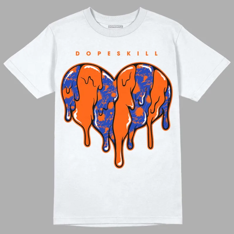 Dunk Low Futura Orange Blaze DopeSkill T-Shirt Slime Drip Heart Graphic sold by DopeSkill