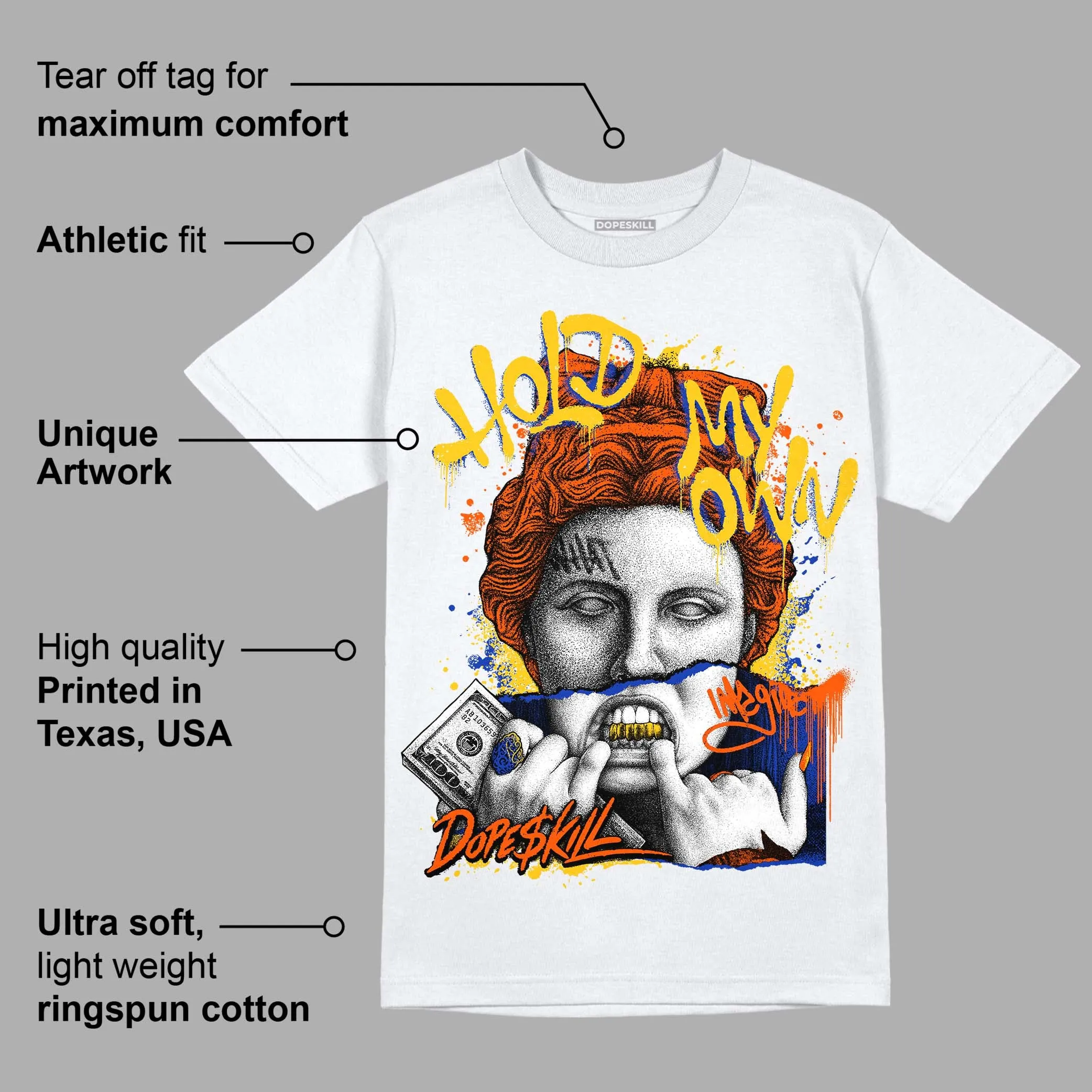 Dunk Low Futura Orange Blaze DopeSkill T-Shirt Hold My Own Graphic sold by DopeSkill product image thumbnail 3