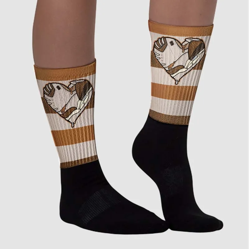Palomino 3s DopeSkill Sublimated Socks Horizontal Stripes Graphic sold by DopeSkill product image thumbnail 3
