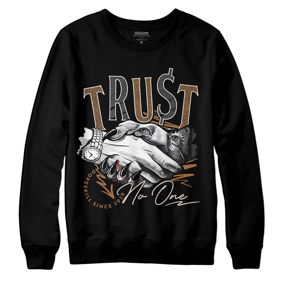 Palomino 3s DopeSkill Sweatshirt Trust No One Graphic sold by DopeSkill product image thumbnail 2