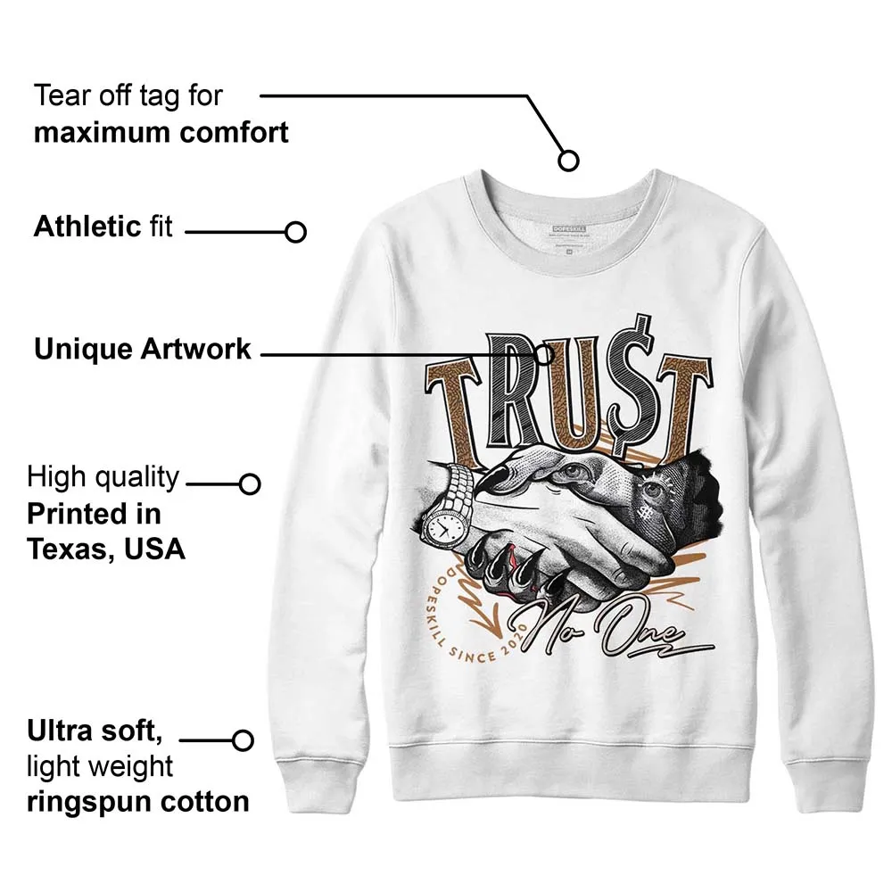 Palomino 3s DopeSkill Sweatshirt Trust No One Graphic sold by DopeSkill product image thumbnail 3