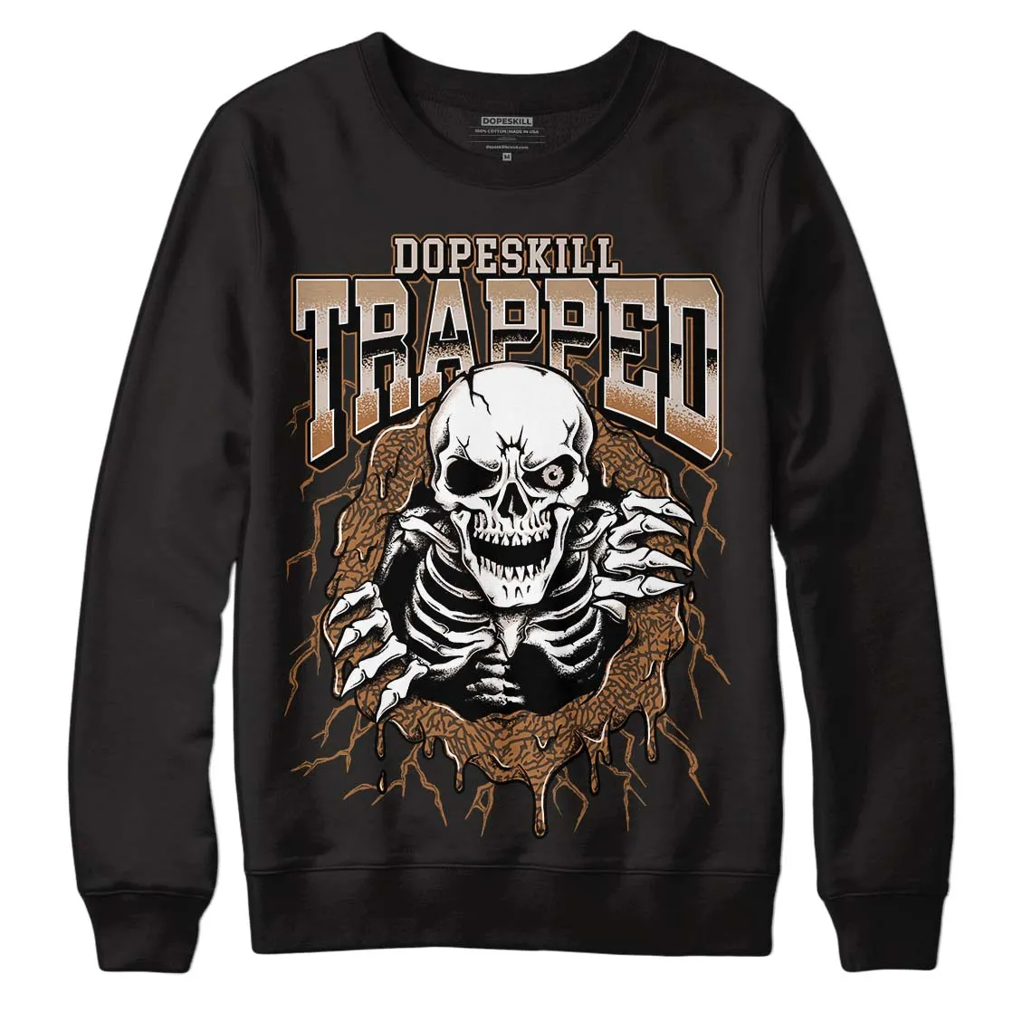 Palomino 3s DopeSkill Sweatshirt Trapped Halloween Graphic sold by DopeSkill product image thumbnail 2
