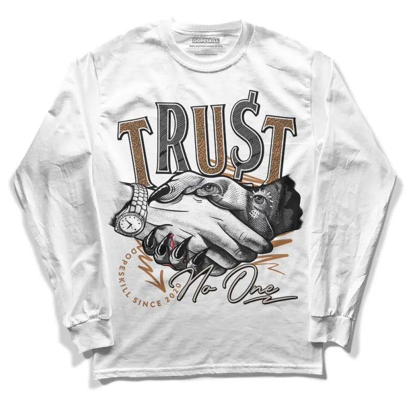 Palomino 3s DopeSkill Long Sleeve T-Shirt Trust No One Graphic sold by DopeSkill