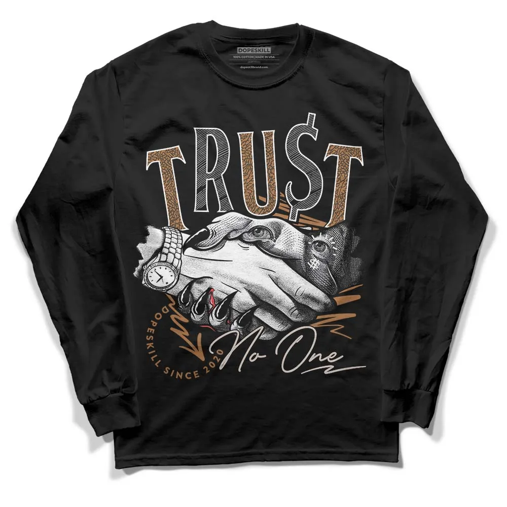 Palomino 3s DopeSkill Long Sleeve T-Shirt Trust No One Graphic sold by DopeSkill product image thumbnail 2