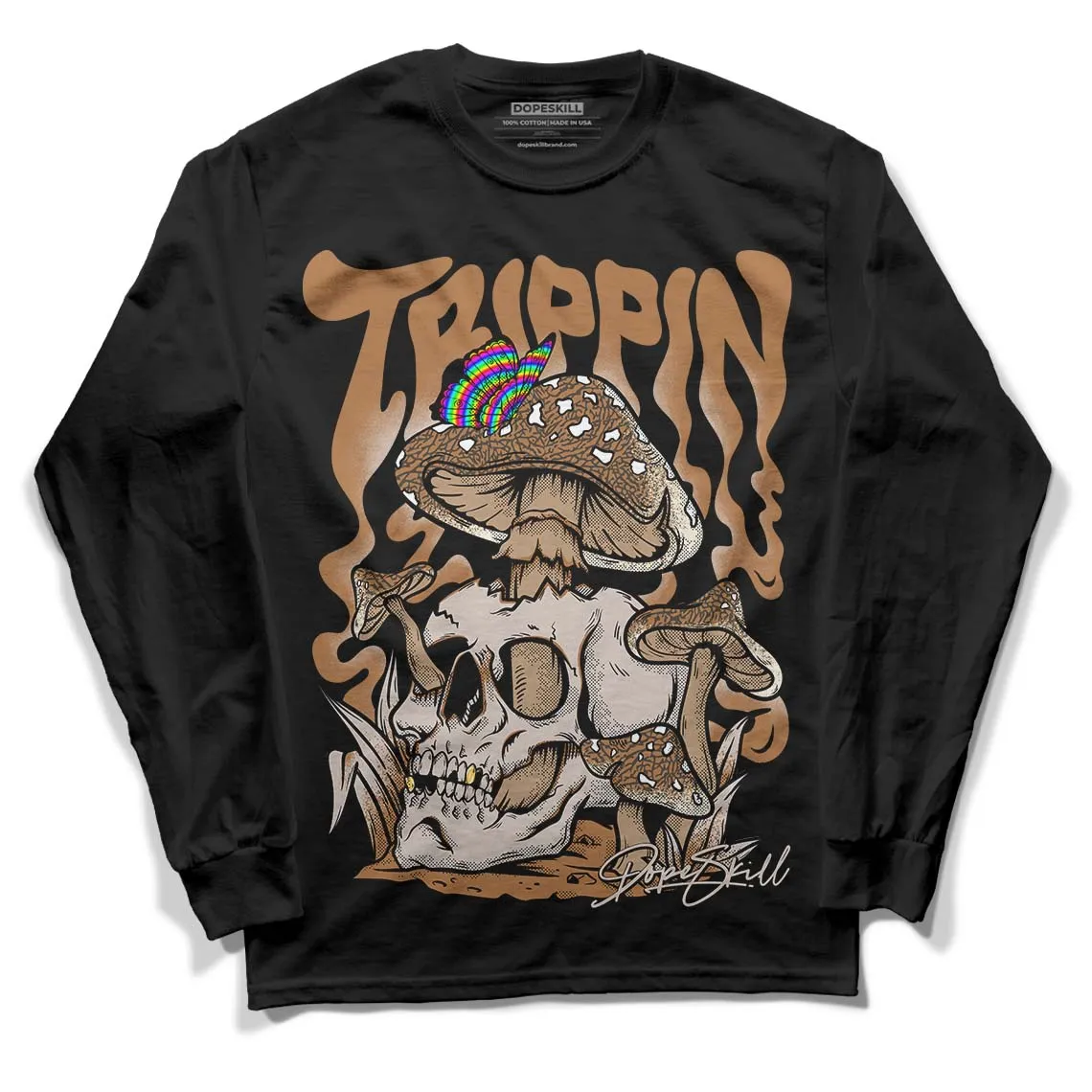 Palomino 3s DopeSkill Long Sleeve T-Shirt Trippin Graphic sold by DopeSkill product image thumbnail 2