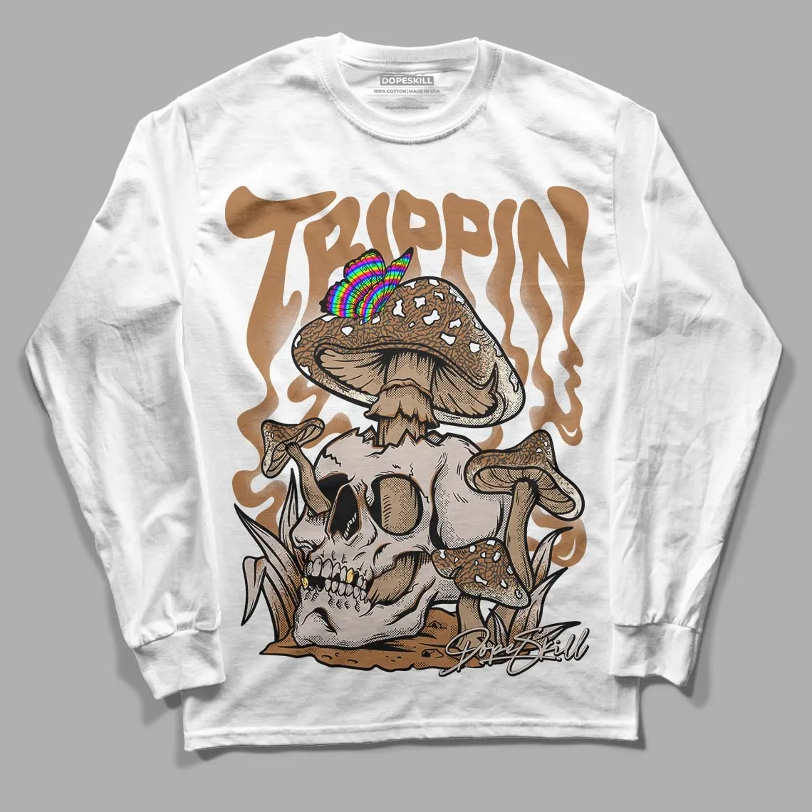 Palomino 3s DopeSkill Long Sleeve T-Shirt Trippin Graphic sold by DopeSkill