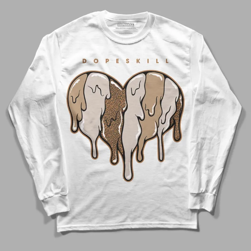 Palomino 3s DopeSkill Long Sleeve T-Shirt Slime Drip Heart Graphic sold by DopeSkill