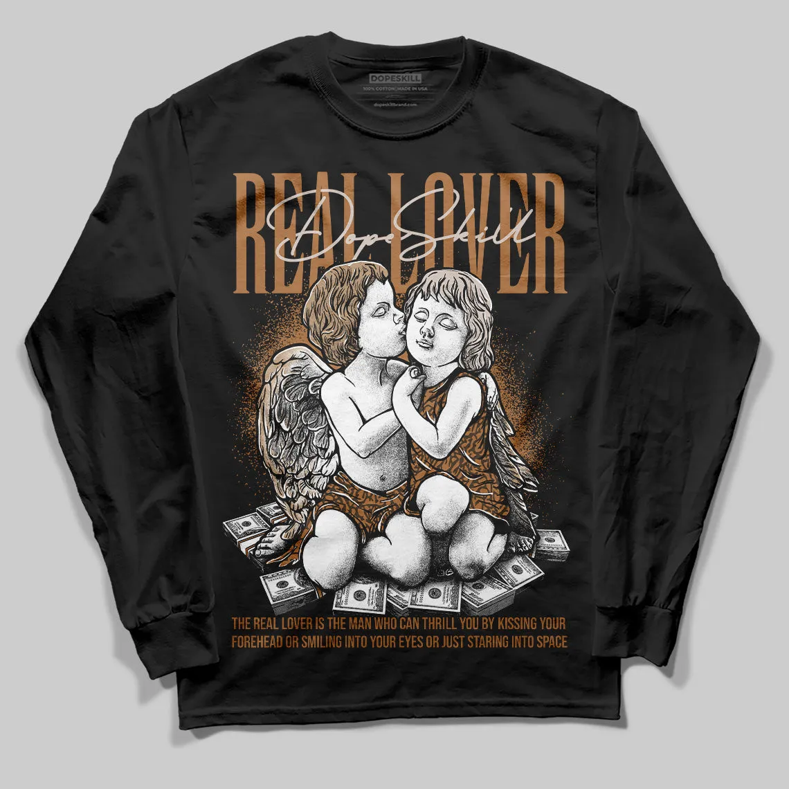 Palomino 3s DopeSkill Long Sleeve T-Shirt Real Lover Graphic sold by DopeSkill product image thumbnail 2