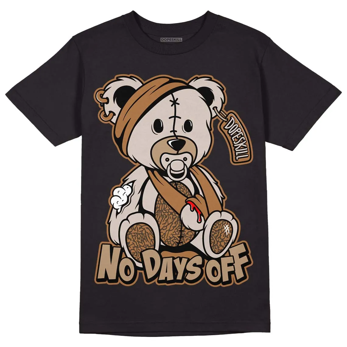 Palomino 3s DopeSkill T-Shirt Hurt Bear Graphic sold by DopeSkill product image thumbnail 2