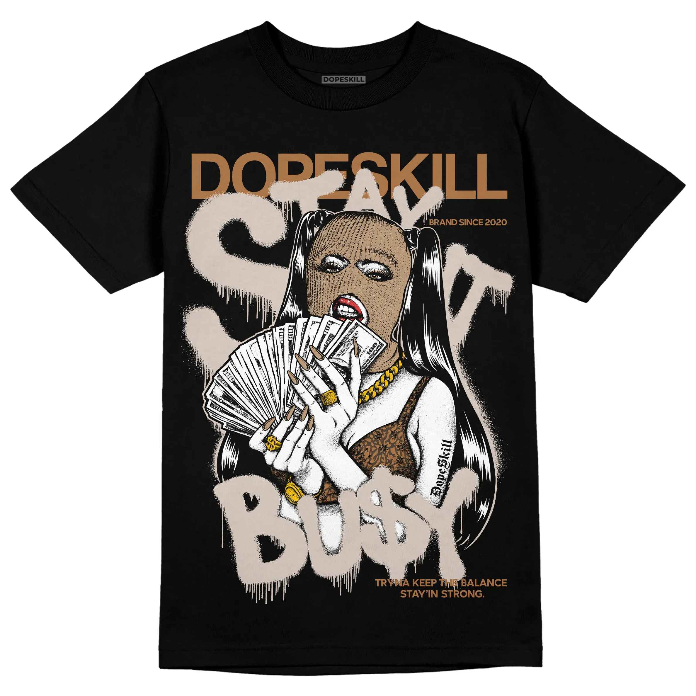 Palomino 3s DopeSkill T-Shirt Stay It Busy Graphic sold by DopeSkill product image thumbnail 2