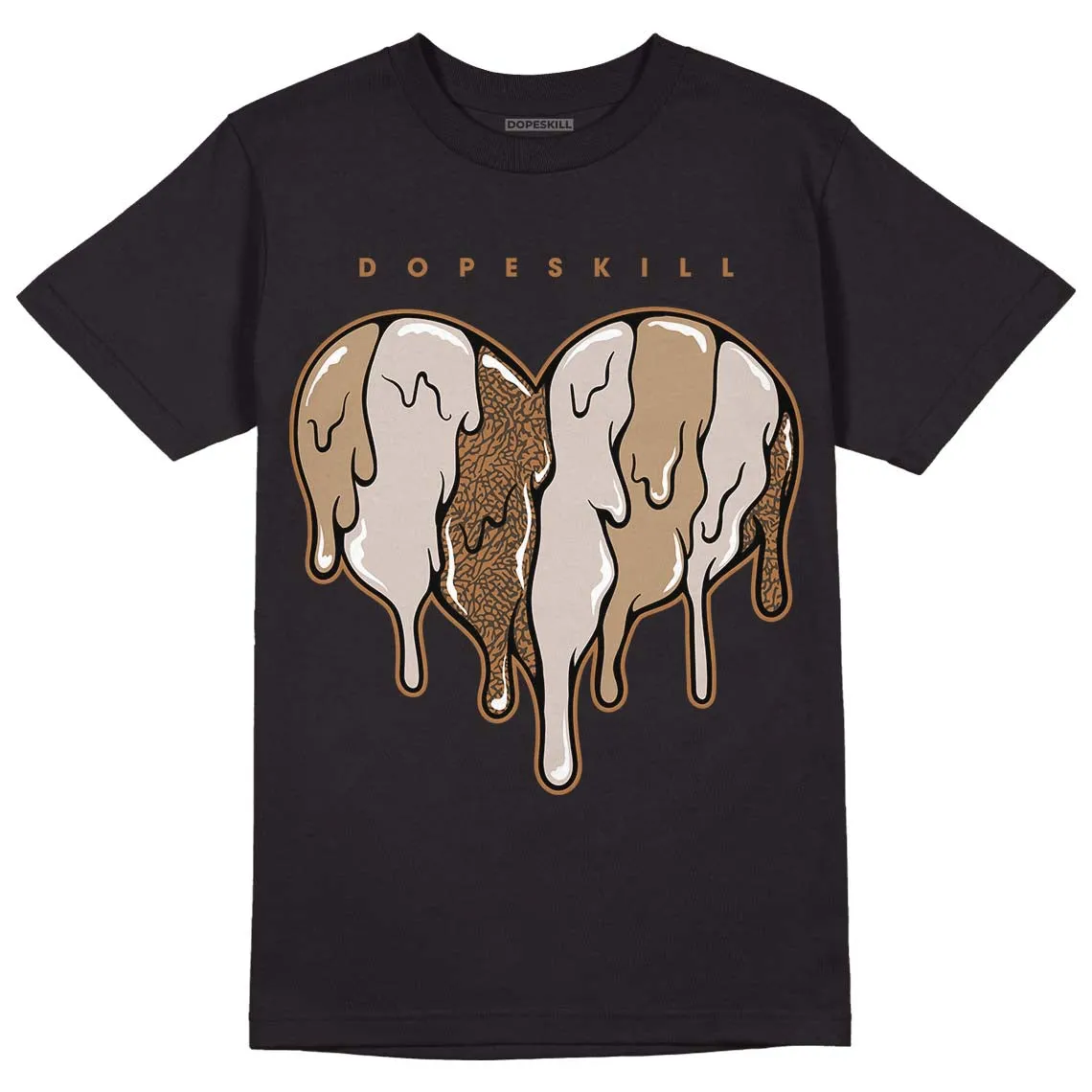 Palomino 3s DopeSkill T-Shirt Slime Drip Heart Graphic sold by DopeSkill product image thumbnail 2