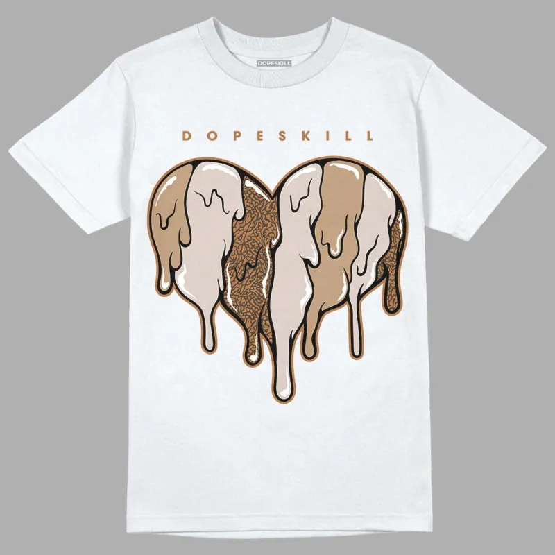 Palomino 3s DopeSkill T-Shirt Slime Drip Heart Graphic sold by DopeSkill