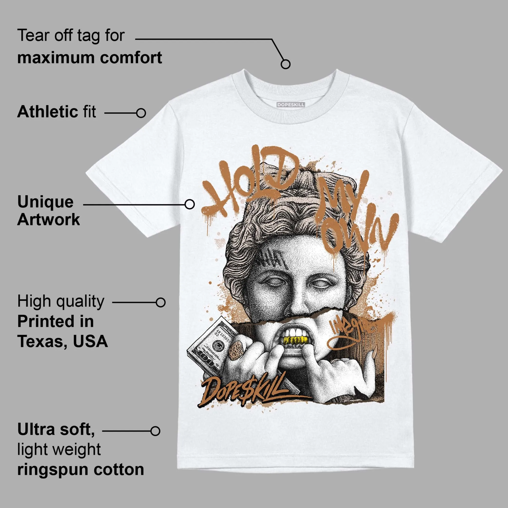 Palomino 3s DopeSkill T-Shirt Hold My Own Graphic sold by DopeSkill product image thumbnail 3