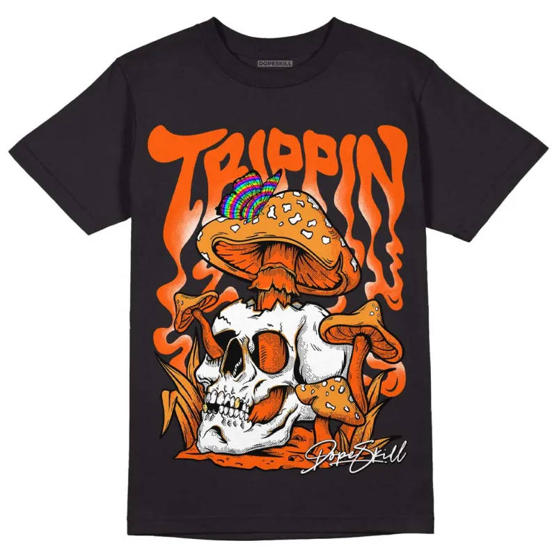 Brilliant Orange 12s DopeSkill T-Shirt Trippin Graphic made by DopeSkill