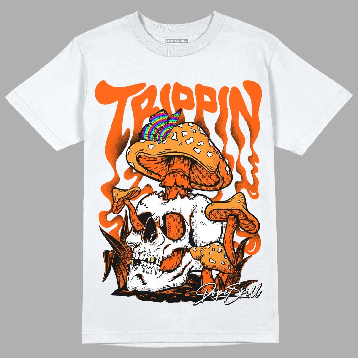 Brilliant Orange 12s DopeSkill T-Shirt Trippin Graphic sold by DopeSkill product image thumbnail 2