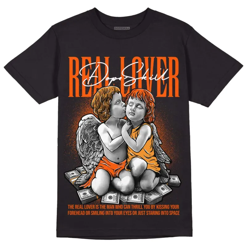 Brilliant Orange 12s DopeSkill T-Shirt Real Lover Graphic sold by DopeSkill